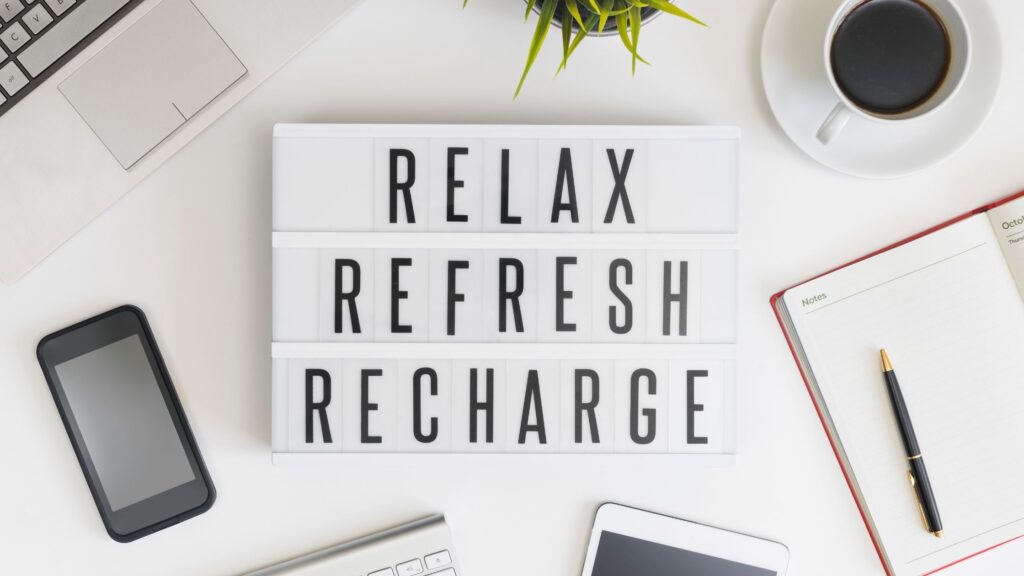 setting intentions for productivity and rest